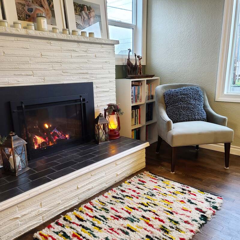 "Our new rug is beautifully handmade, a wonderful addition to our home!" -Melissa H.